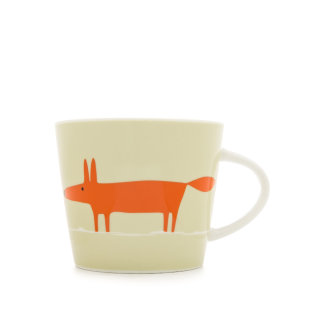 Mr Fox Mug - Neutral and Orange