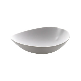 Shell Flat Bowl - White (22cm)             