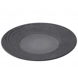 Arborescence Dinner Plate - Black (28cm)