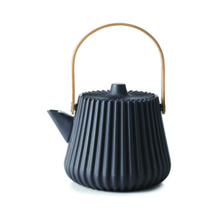 Day and Age Pekoe Teapot with Insert - Black