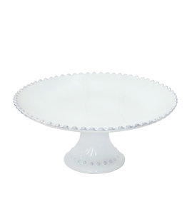 Day and Age Pearl Cake Stand - White (28cm)