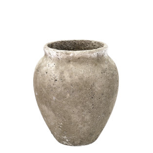 Cement Urn - Grey (Large) 