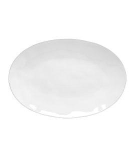 Livia Oval Platter - White (45cm) 