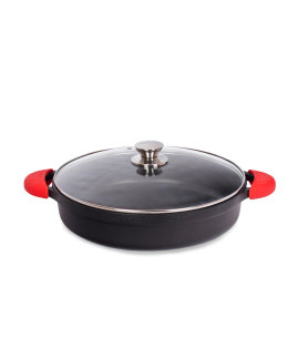 Shallow Casserole with Lid + Handles (28cm)