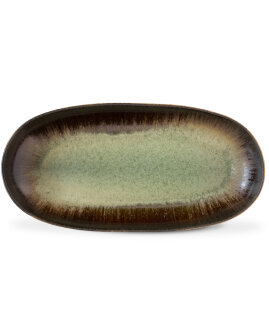 Day and Age Iris Oval Plate 