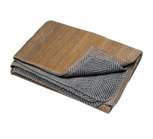 Day and Age Savona Throw - Gold/Grey
