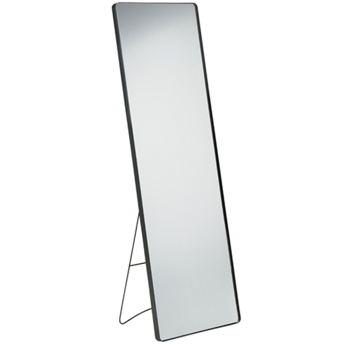 Full Length Mirror Black Trim 140 x 45cm Villa Collection Denmark
