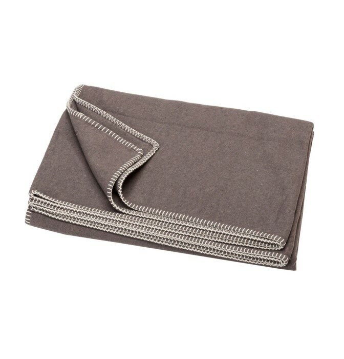 Sylt Blanket Khaki David Fussenegger Sustainable Home Textiles