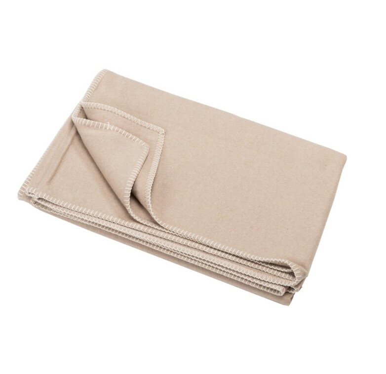 Sylt Blanket Cement David Fussenegger Sustainable Home Textiles