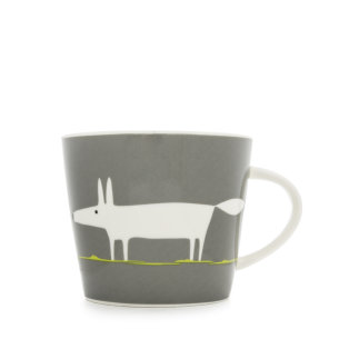 Day and Age Mr Fox Mug - Charcoal 