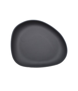 Day and Age Yayoi Deep Plate - Black (19 x 16cm)            