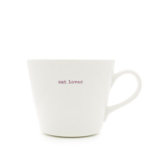 Day and Age Bucket Mug - cat lover