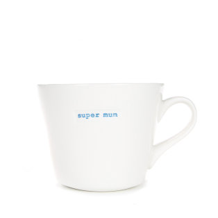 Bucket Mug - super mum