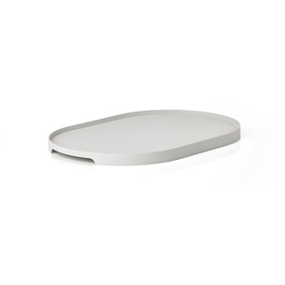 Day and Age Zone Tray - Oval - Warm Grey (35 x 23cm)