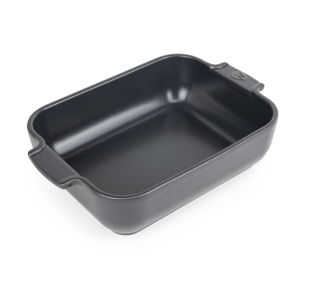 Peugeot Ceramic Rectangular Baking Dish - Charcoal (32cm) 