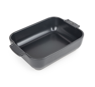 Peugeot Ceramic Rectangular Baking Dish - Charcoal (25cm)