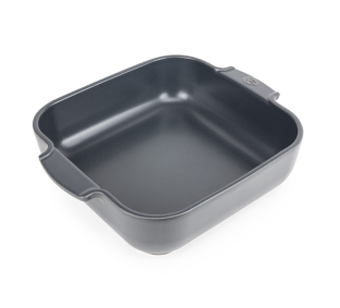 Peugeot Ceramic Square Baking Dish - Charcoal (28cm)