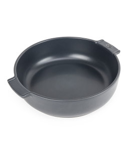 Peugeot Ceramic Round Baking Dish - Charcoal (27cm)