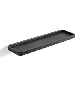 Rim Aluminum Shelf 44 x 11 cm Black