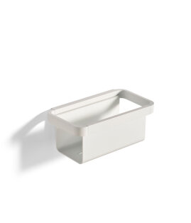 Rim Shower Basket - White