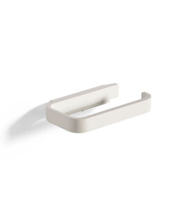 Rim Aluminum Toilet Roll Holder White