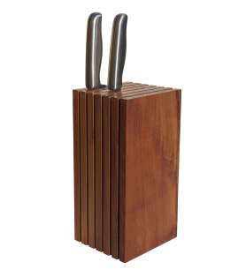 Day and Age Danish Knife Block Walnut