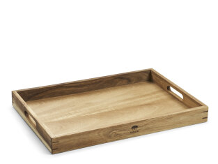 Acacia Wood Tray (with Handles)