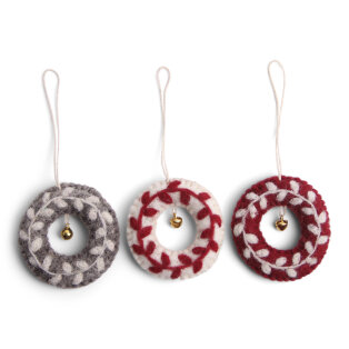 Mini Wreath Ornaments