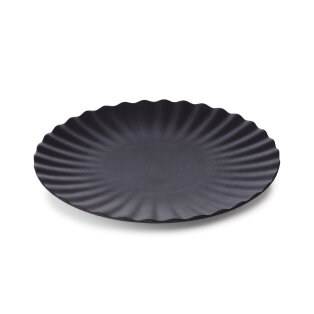 Pekoe Plate - Black (21cm)