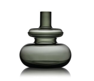 Day and Age Inu Vase - Smoke Grey (33 x 33 cm)