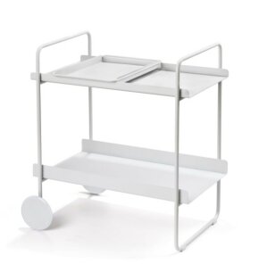 A-Cocktail Bar Trolley - Soft Grey