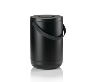 Circular Waste Bin - Black (22L)