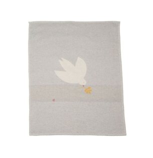 Baby Blanket - Dove - Grey