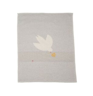 Day and Age Baby Blanket: Dove - Grey