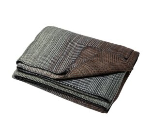 Day and Age Savona Throw - Ivy/Blue/Brown