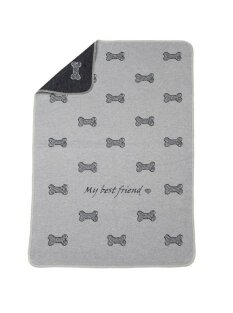Day and Age Pet Blanket - My Best Friends - Grey