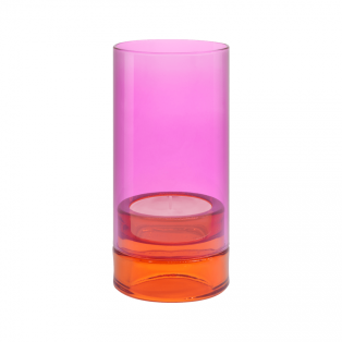 Glass Lantern - Pink
