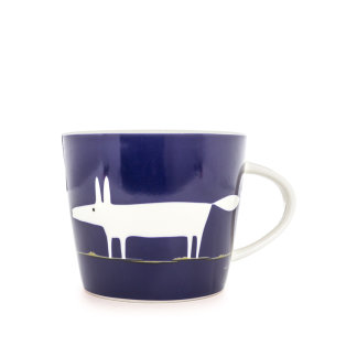 Mr Fox Mug - Indigo 