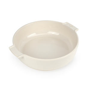 Peugeot Ceramic Round Baking Dish - Ecru (27cm)