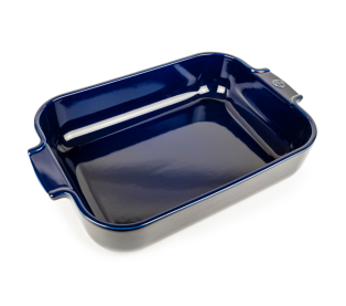 Peugeot Ceramic Rectangular Baking Dish - Blue (36cm)