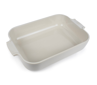 Peugeot Ceramic Rectangular Baking Dish - Ecru (36cm)