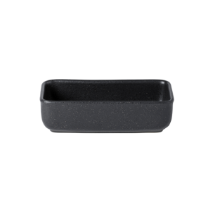 Roda Deep Rectangular Tray - Black