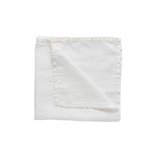 Luisa Napkin - Chalk White