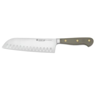 Classic Colour Santoku Knife - Velvet Oyster (17cm)
