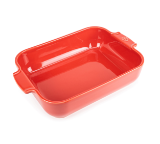 Peugeot Ceramic Rectangular Baking Dish - Red (36cm)