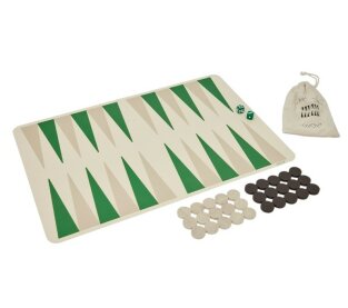 Day and Age Backgammon (Green/Camel)