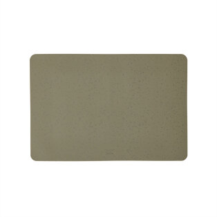 Day and Age Koko Dog Bowl Mat - Olive