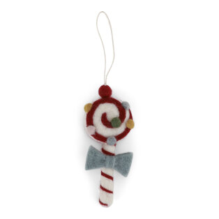 Day and Age Christmas Candy w/Light Blue Bow