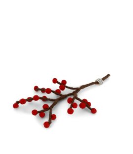 Day and Age Mini Branch with Bright Red Berries