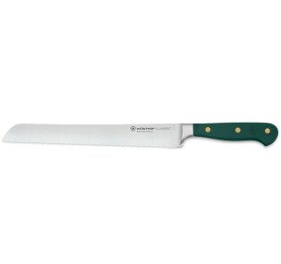 Day and Age Classic Colour Double-Serrated Bread Knife - Fresh Rosemary (23cm)
